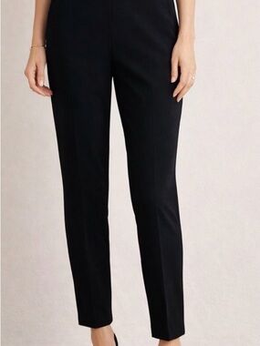 NWT MICHAEL Michael Kors Black Cropped Tailored Ankle Pants